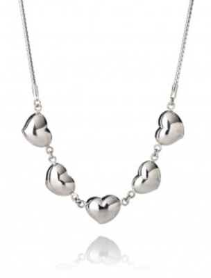 Full of Hearts Silver Necklace