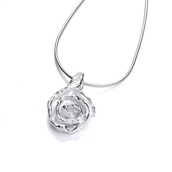 Silver Maze Pendant without Chain