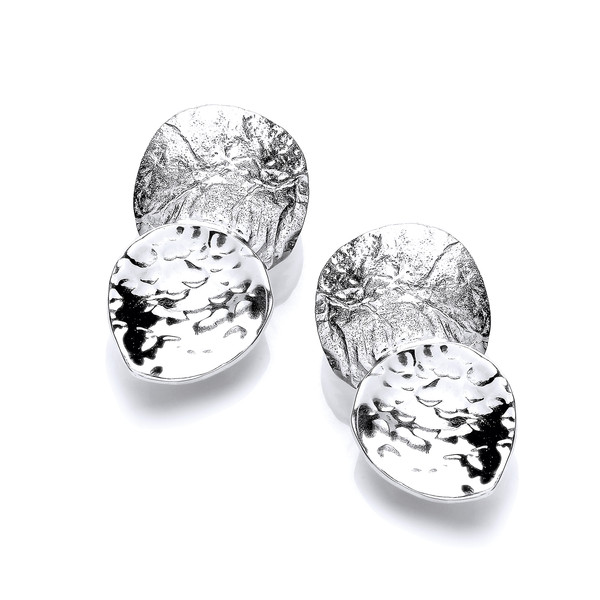 'Promise the Moon' Silver Earrings