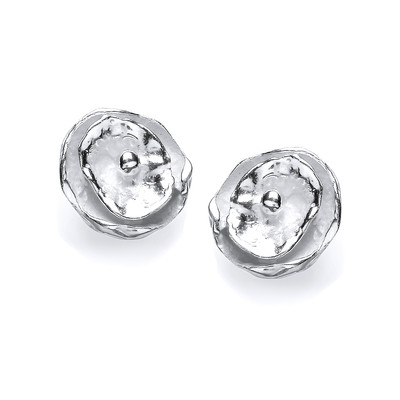 Silver Lily Stud Earrings