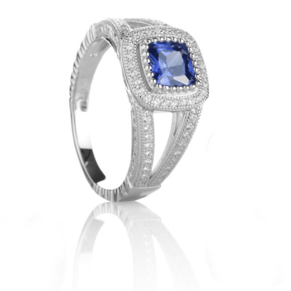 Sapphire Blue Beauty Ring