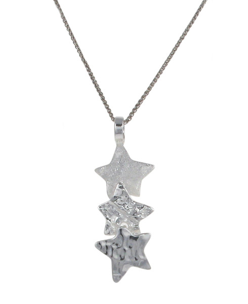 Stars in Your Eyes Pendant with 16 - 18" Silver Chain