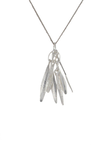 Silver Feathers Pendant