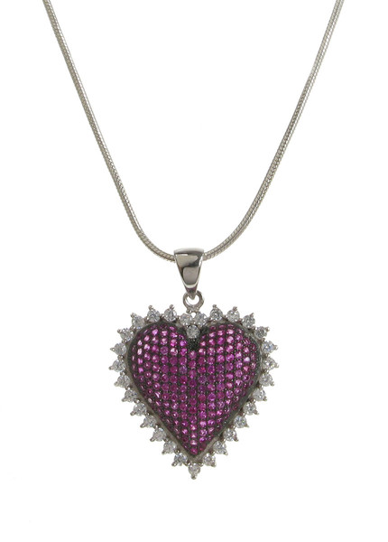 My Heart's Desire Pendant with 16 - 18" Silver Chain