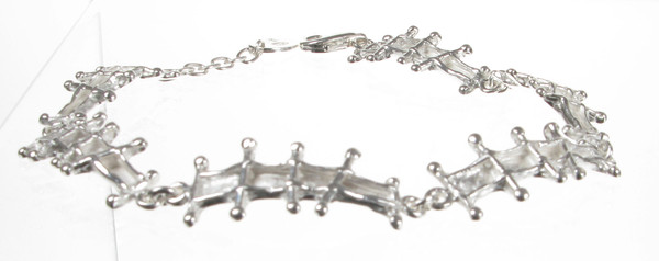 Sterling Silver Centipede Link Bracelet