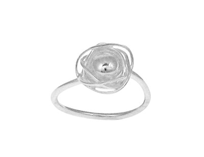 Sterling Silver Nested Ball Ring