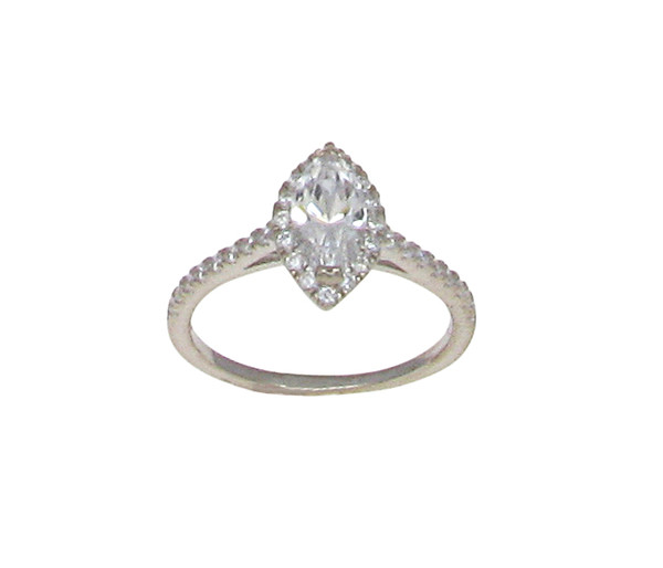 CZ Marquise Solitaire Ring