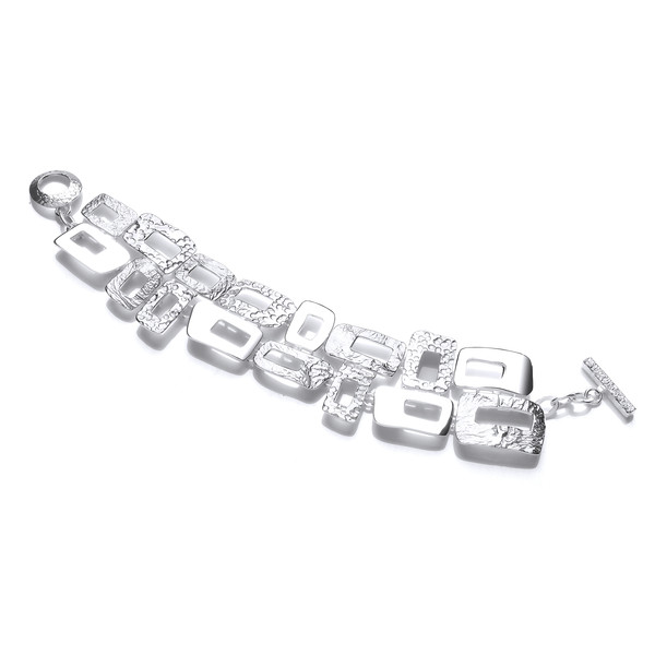 Silver Mosaic Bracelet