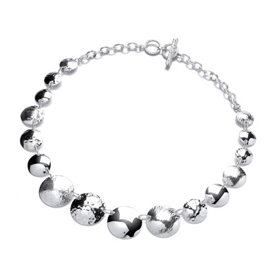 Silver Planets Necklace