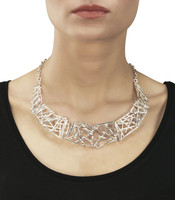 Silver Crossgate Necklace