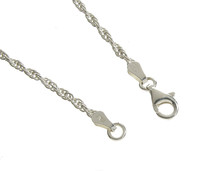 Sterling Silver Fine Rope Chain