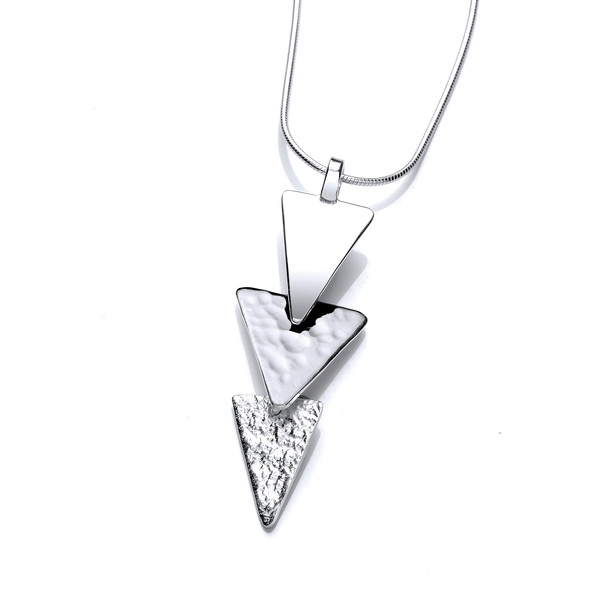 Silver Fireworks Pendant without Chain