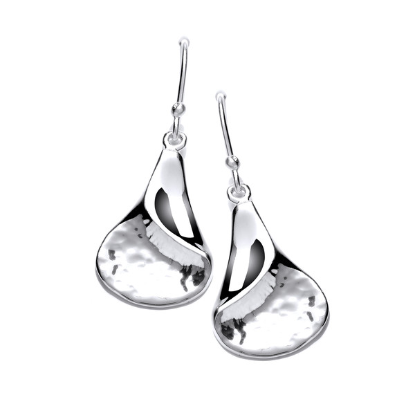 Molton Silver Heart Earrings