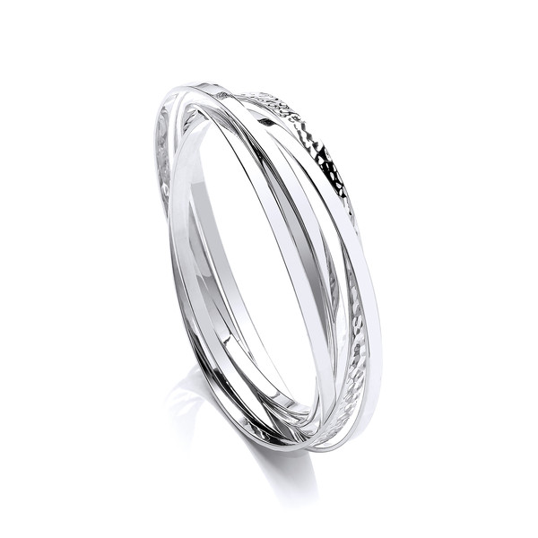Sterling Silver Russian Bangle