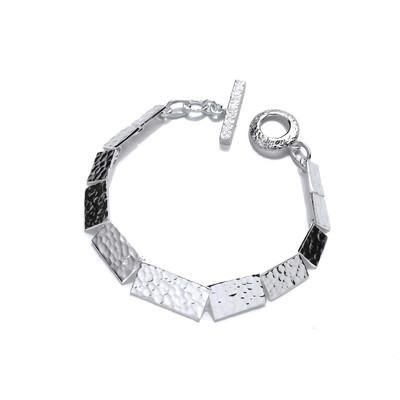 Silver Crescent Bracelet