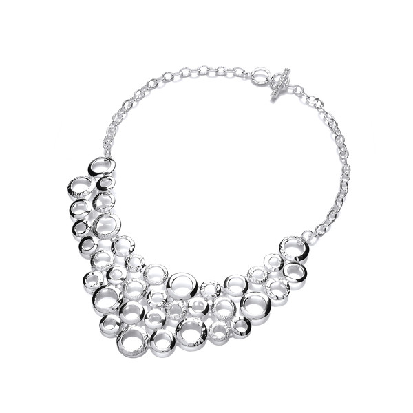 Silver Bubbles Necklace