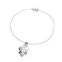 Silver Shooting Stars Necklace