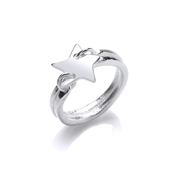 Silver 'Starry Night' Ring