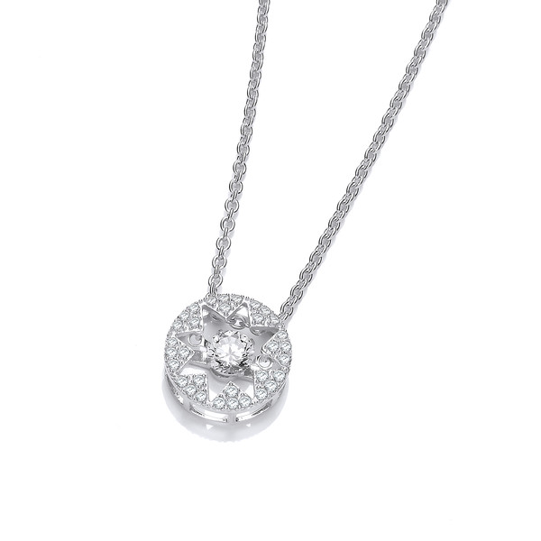 Dancing Cubic Zirconia Star Necklace | Cavendish French