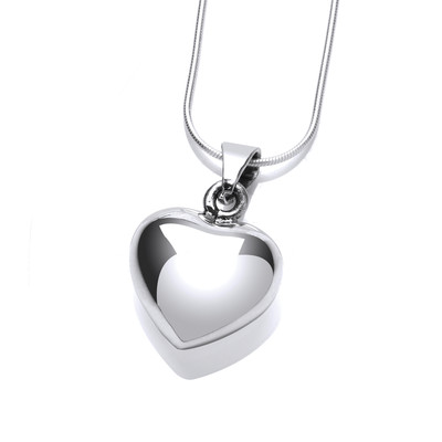 True Love Silver Heart Pendant
