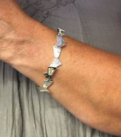 Silver Trapeze Bracelet