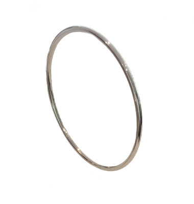 Sterling Silver Round Bangle