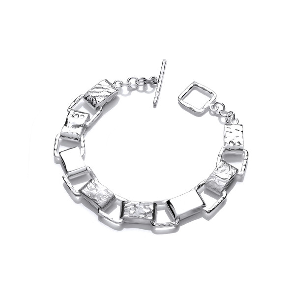 Silver Paperchain Bracelet