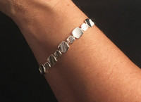 Square Silver Vogue Bracelet
