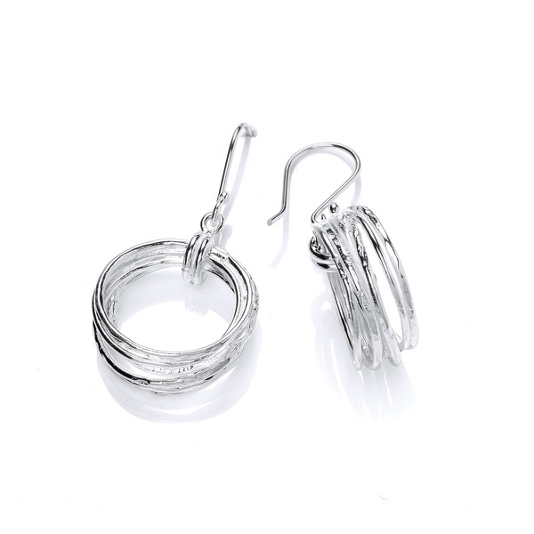 Silver Rings Hoop Earrings