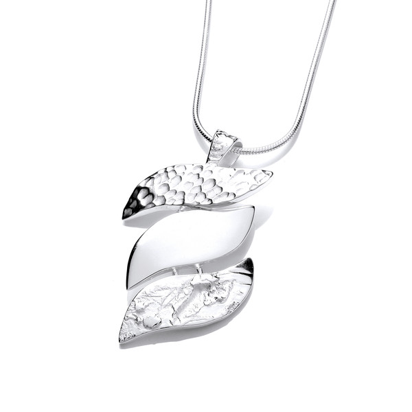 Autumn Leaves Silver Pendant without Chain