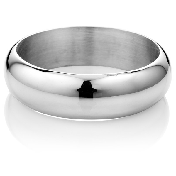 Classic Wide Sterling Silver Bangle