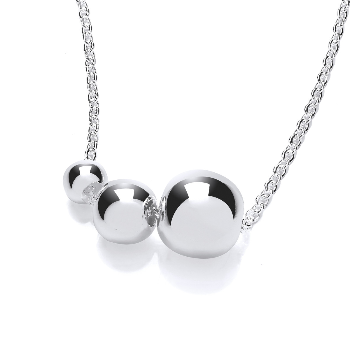 1.5mm Italian 925 Sterling Silver Ball Chain Necklace 24