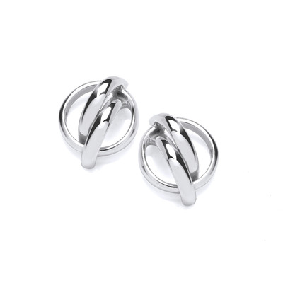 Silver Ring & Curves Earrings
