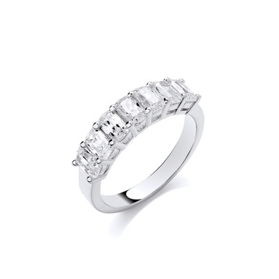 Silver & Cubic Zirconia Radiance Ring