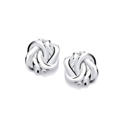 Silver Celtic Twist Earrings