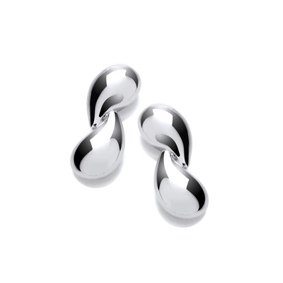 Silver Yin Yang Earrings