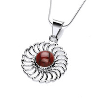 Silver and Red Jasper Jewellery